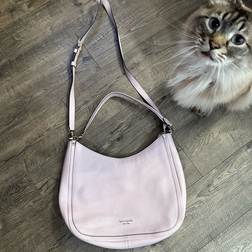 Lilac Kate Spade Darcy Large Bucket Bag Crossbody Pink Colorblock